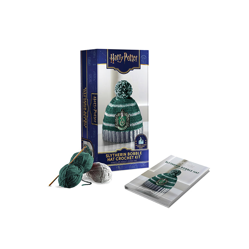 Harry Potter: Slytherin Pom-Pom Beanie Crochet Kit