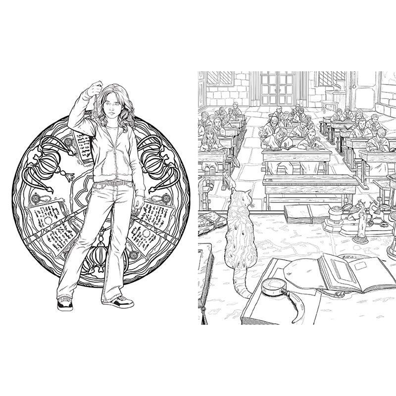 Harry Potter: Magical Places and Characters Coloring Book