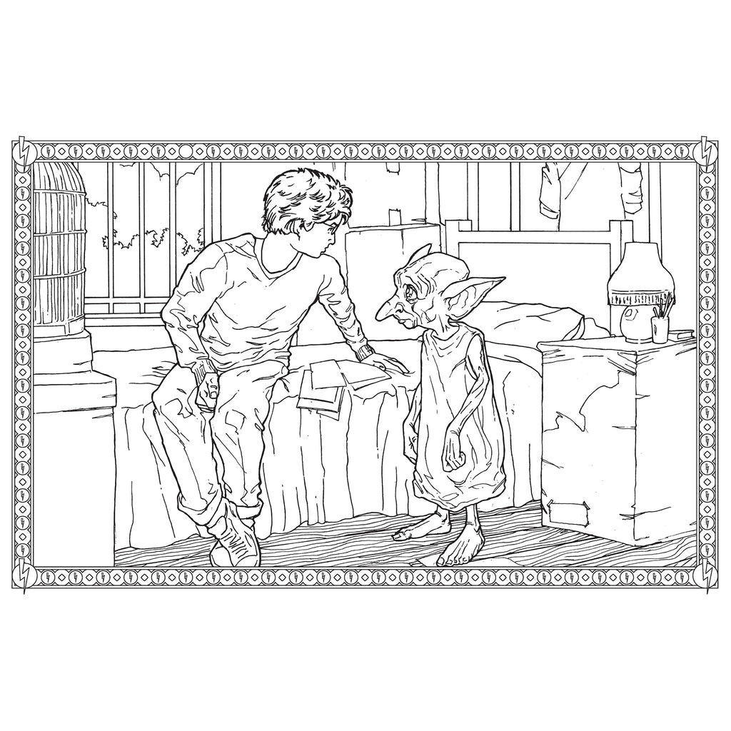Harry Potter: Magical Creatures Coloring Book