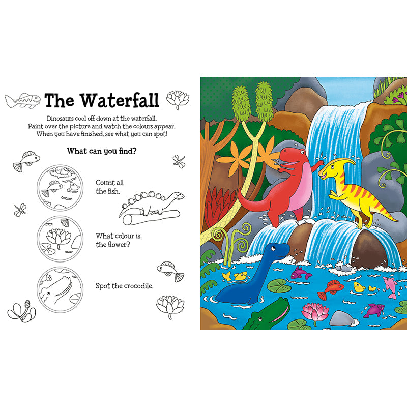 Magical Water Painting: Amazing Dinosaurs