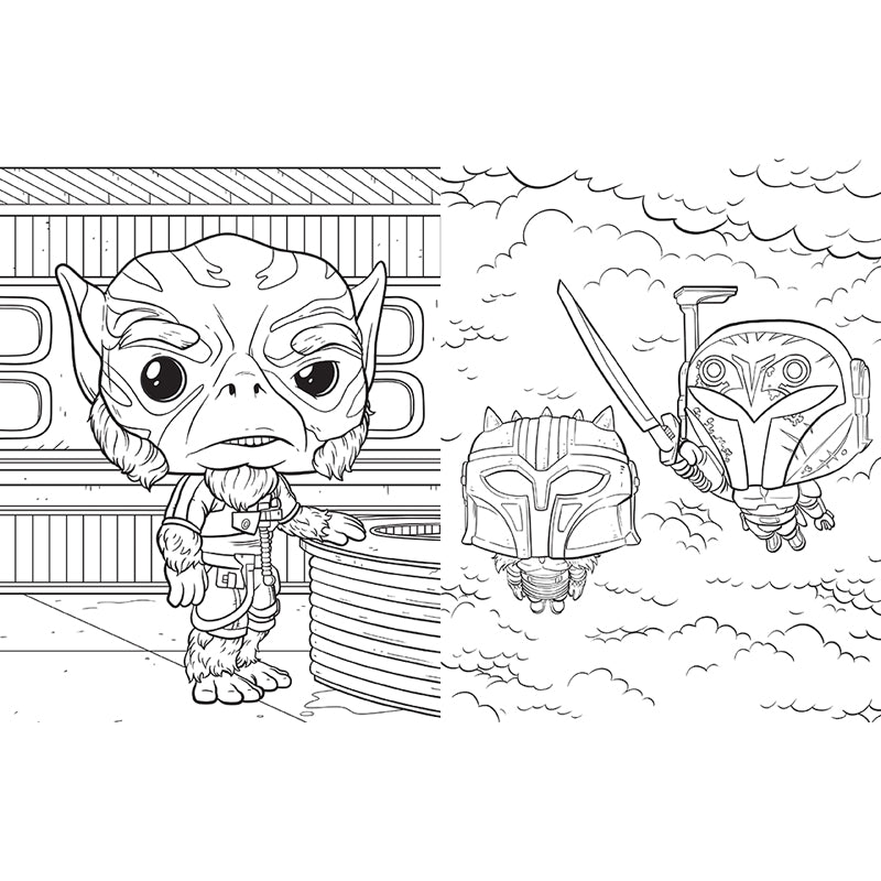 Star Wars: The Mandalorian: The Official Funko POP! Coloring Book