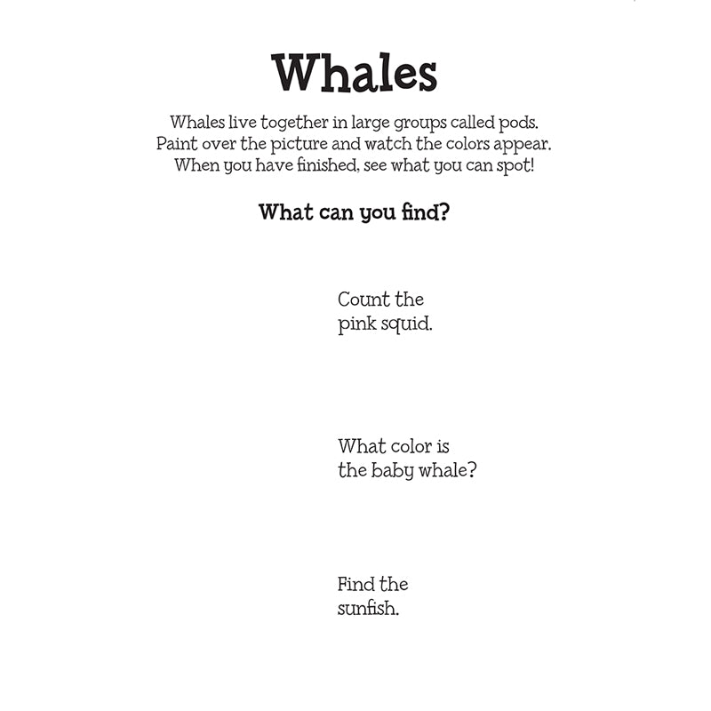 Magical Water Painting: Under the Sea