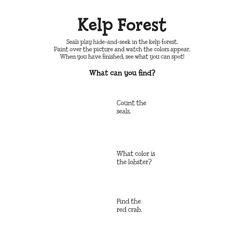 Magical Water Painting: Under the Sea