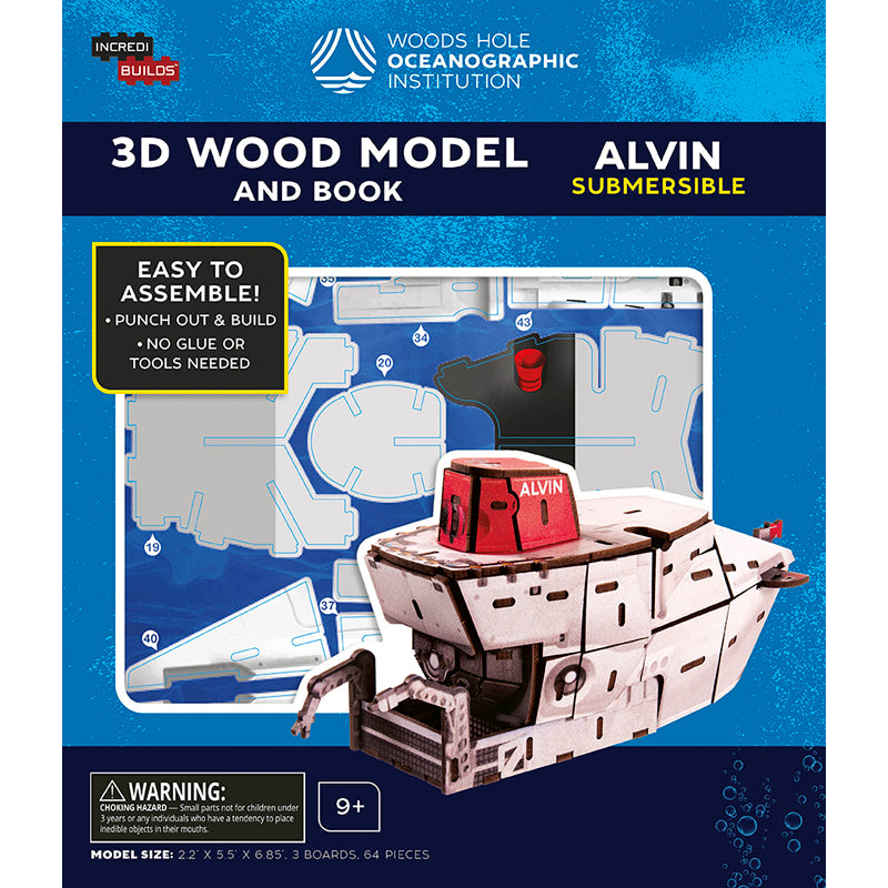 Submerse – Algorithms And Ghosts　美品 IncrediBuilds: Alvin Submersible – Insight Editions