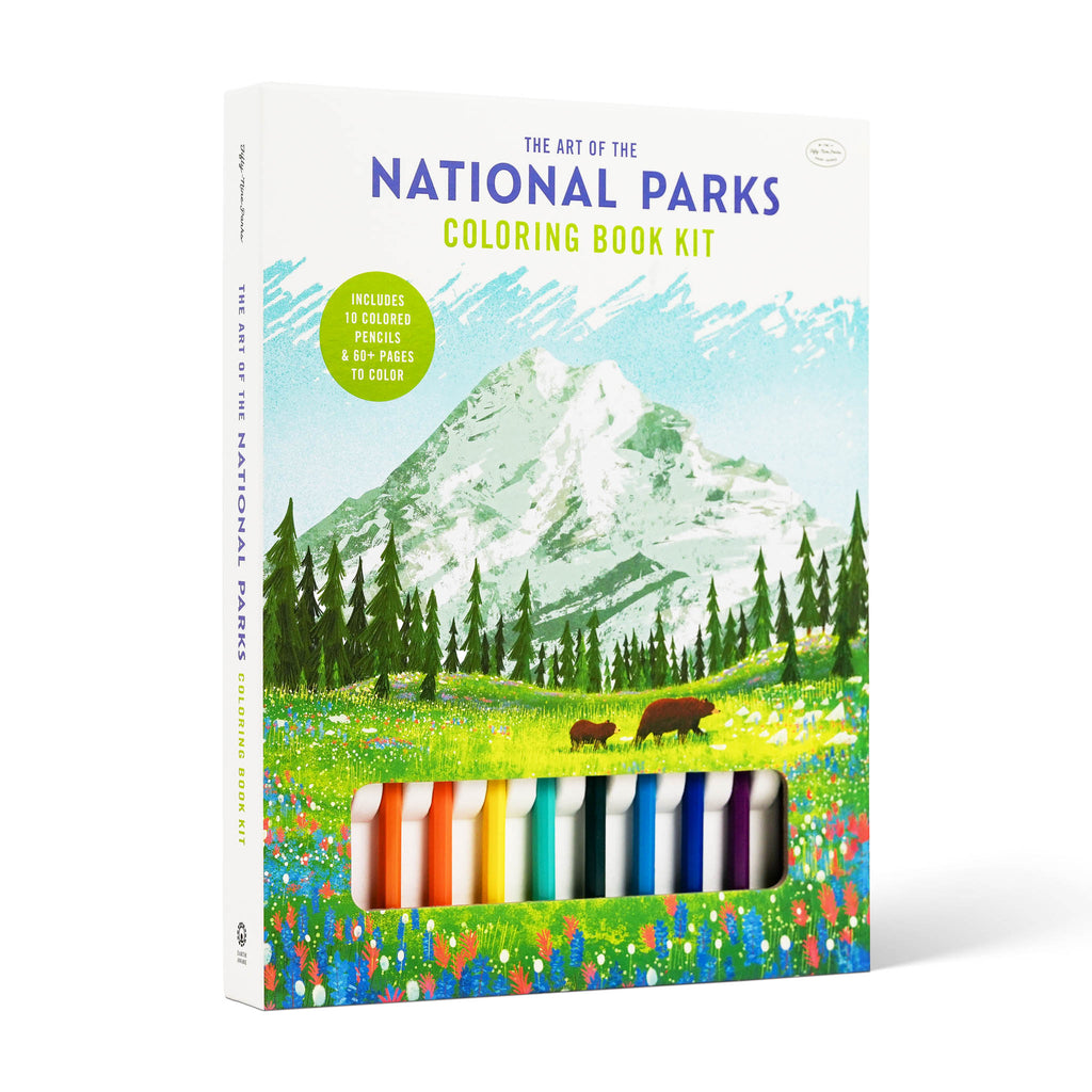 The Art of the National Parks Coloring Book Kit