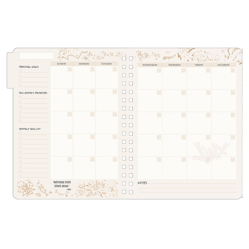 Arcane 12-Month Undated Planner