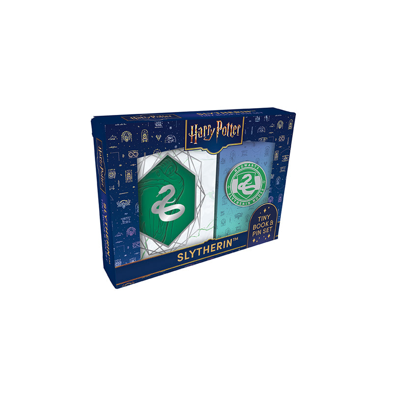 Harry Potter: Slytherin Tiny Book and Pin Set