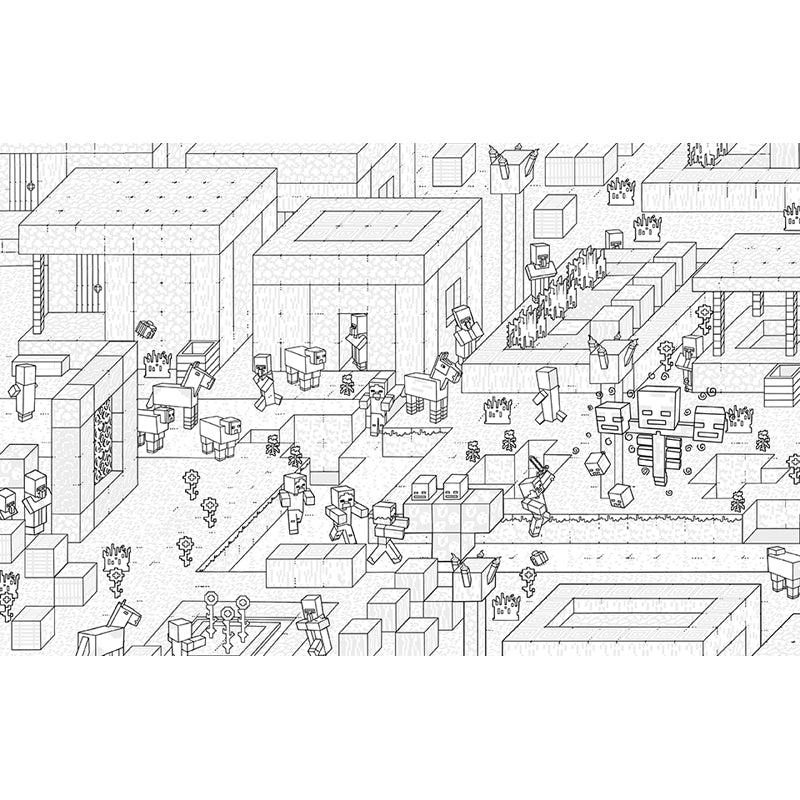 Minecraft: The Official Mini Coloring Set