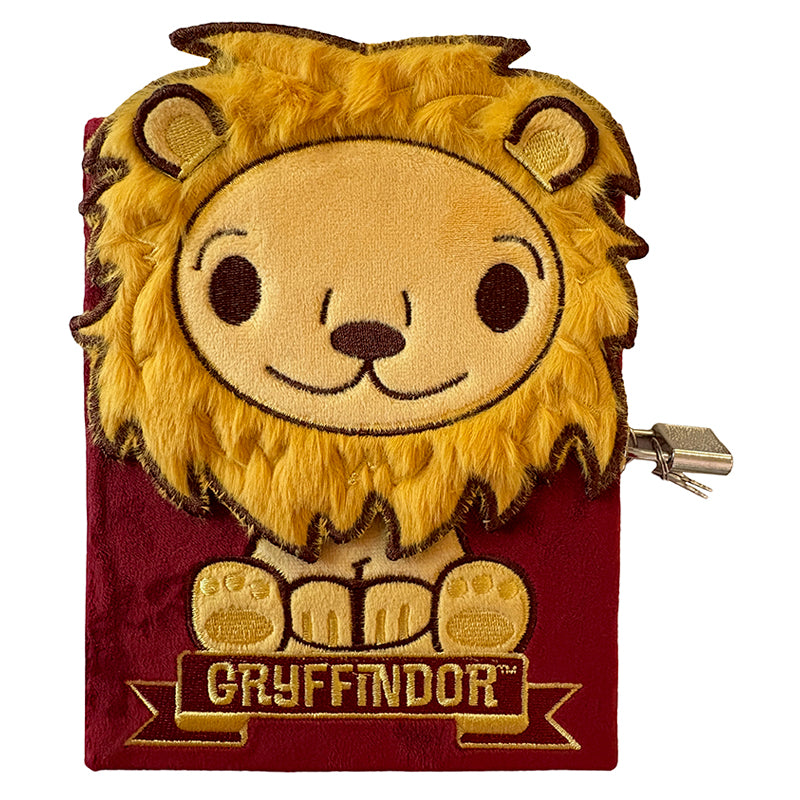 Harry Potter: Gryffindor Plush Lock & Key Diary