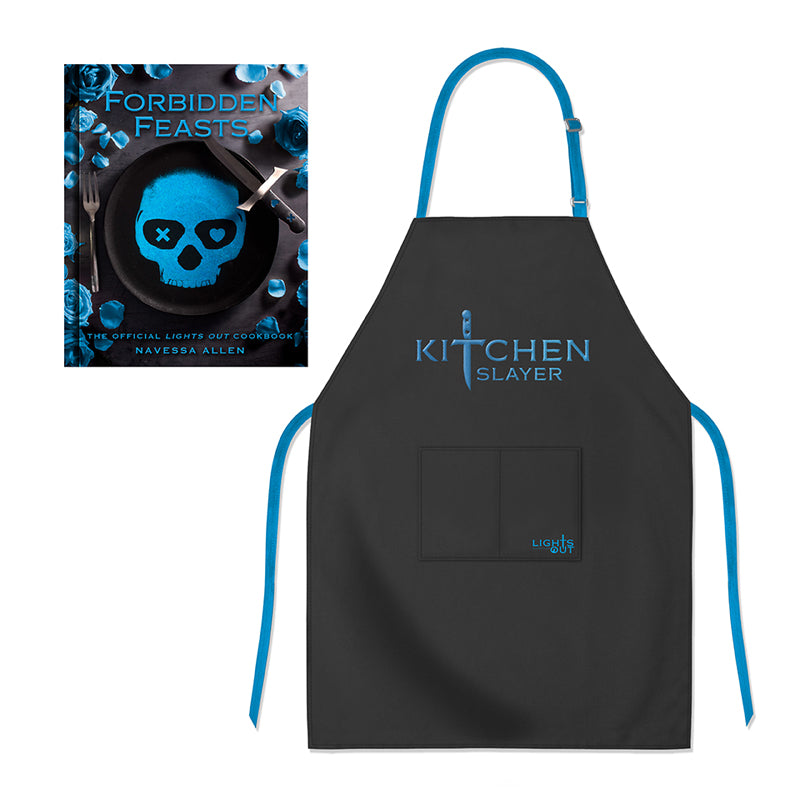 Forbidden Feasts: The Official Lights Out Cookbook and Apron Gift Set