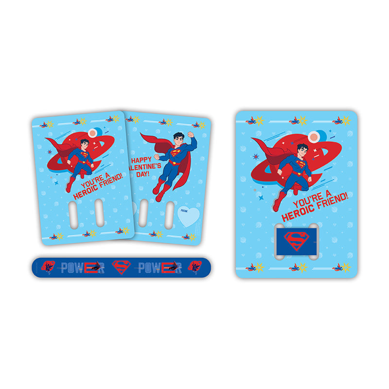 DC: Super Friends Slap Bracelet Valentines