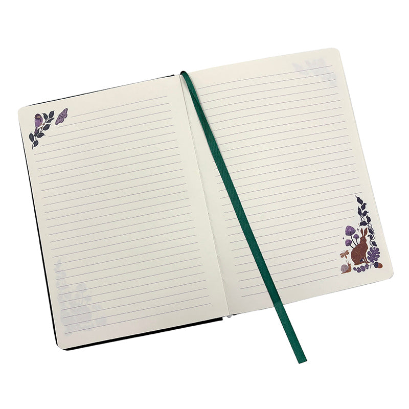 Forest Floor Embroidered Journal