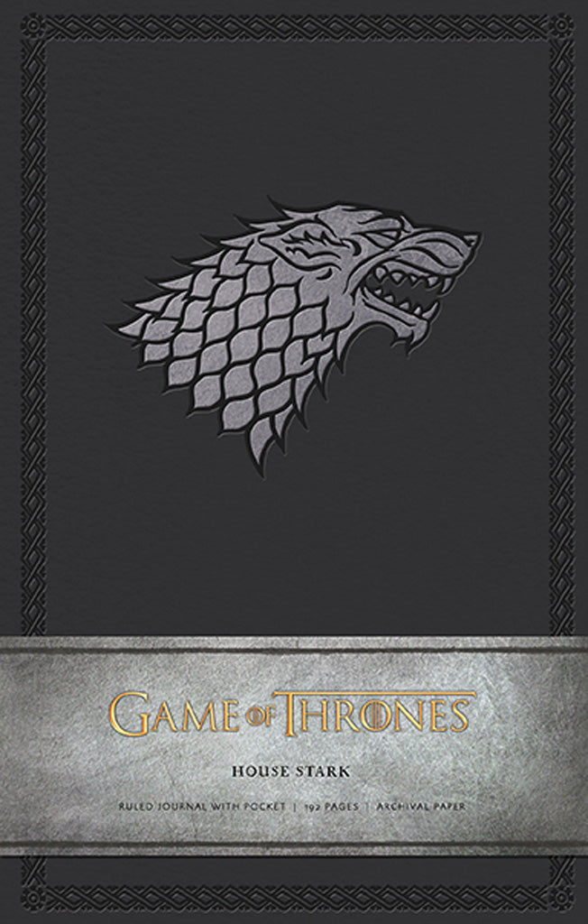 Game of Thrones: House Stark Hardcover Ruled Journal (Large)
