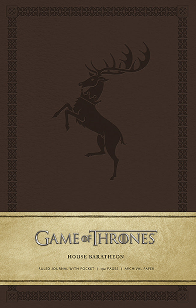 Game of Thrones: House Baratheon Hardcover Ruled Journal (Large)