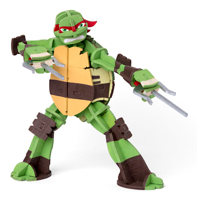 IncrediBuilds: Teenage Mutant Ninja Turtles: Raphael 3D Wood Model and Recipe Card