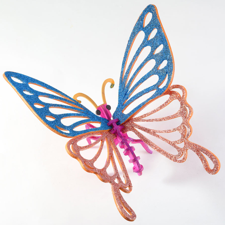 IncrediBuilds: Butterfly 3D Wood Model