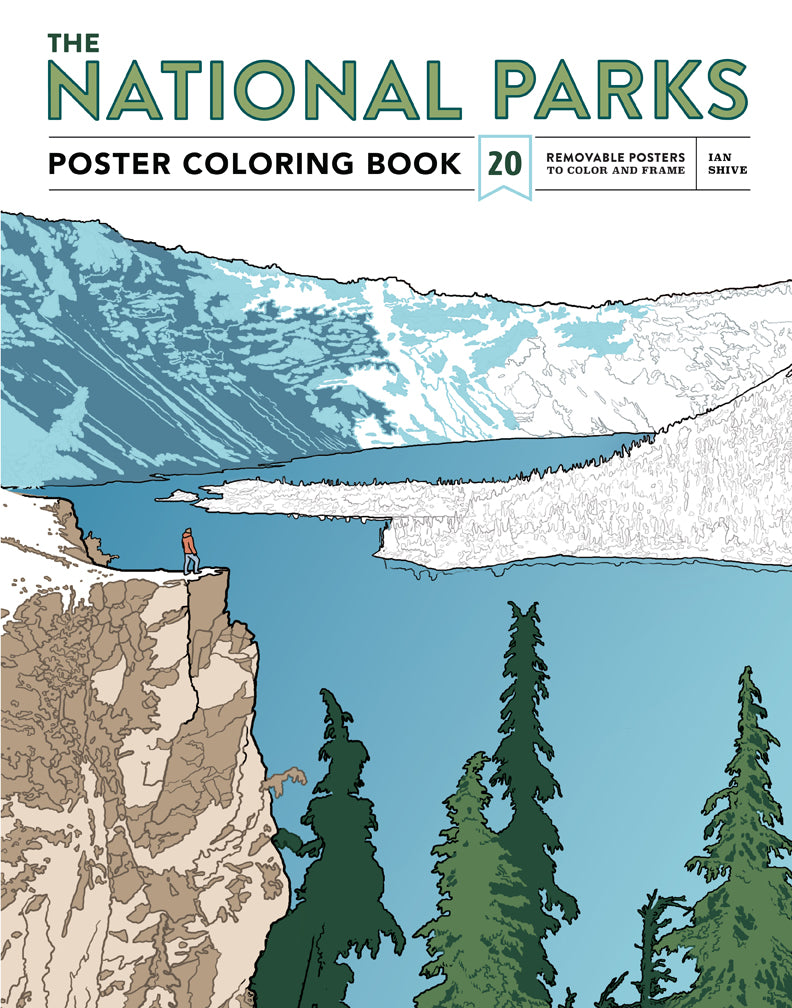 The National Parks Poster Coloring Book