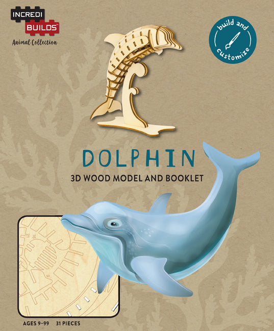 IncrediBuilds Animal Collection Dolphin Insight Editions