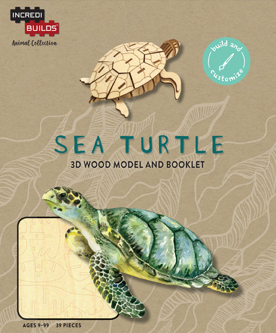 IncrediBuilds Animal Collection Sea Turtle Insight Editions