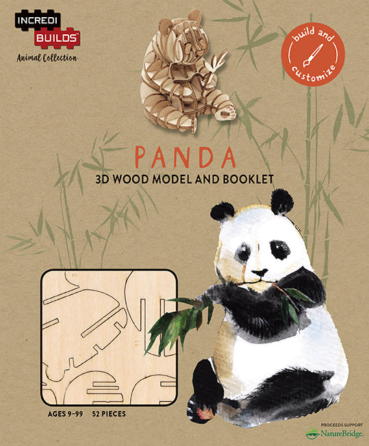 IncrediBuilds Animal Collection Panda Insight Editions