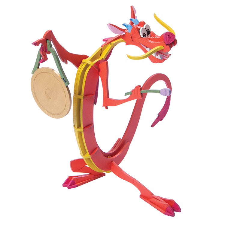 IncrediBuilds: Disney's Mulan: Mushu Book and 3D Wood Model