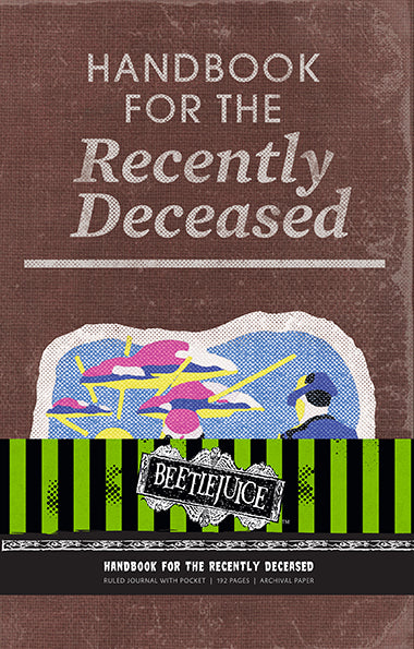 Handbook for the Recently Deceased Beetlejuice Luggage Tag -  Hong Kong