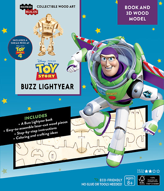 IncrediBuilds: Toy Story: Buzz Lightyear Book and 3D Wood Model