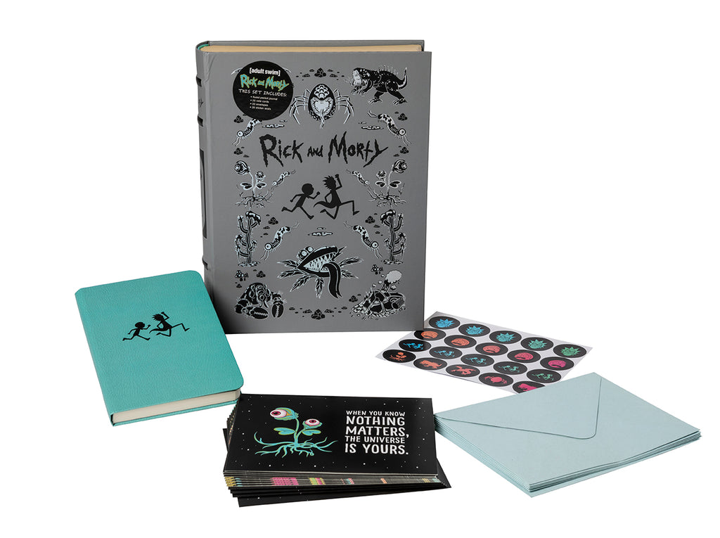 Rick and Morty Deluxe Note Card Set (With Keepsake Book Box) Insight Editions Rick and Morty Deluxe Note Card Set (With Keepsake Book Box) Insight Editions