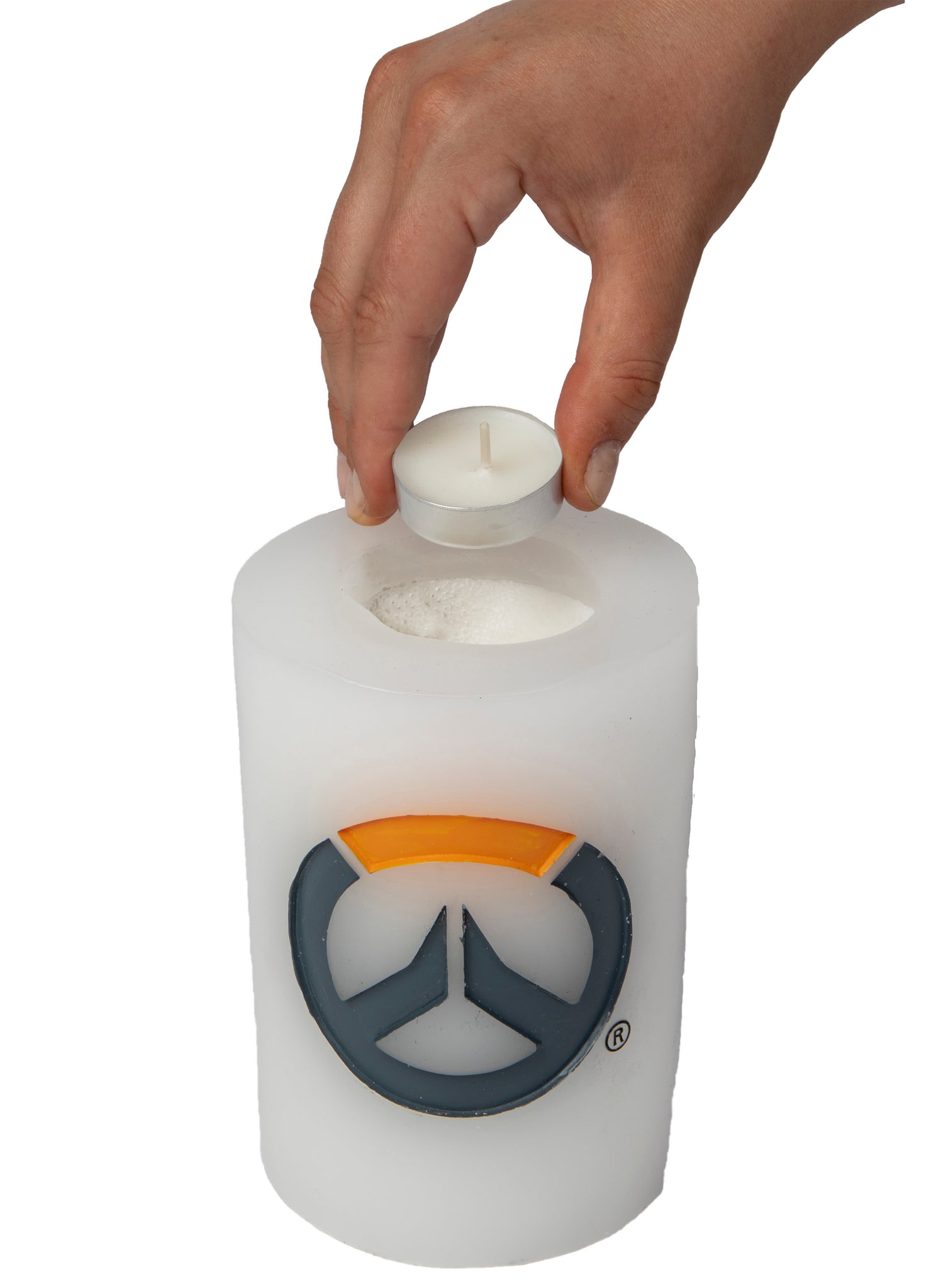 Overwatch Sculpted Insignia Candle Insight Editions