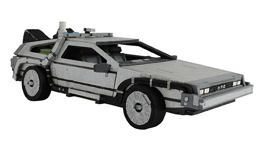 IncrediBuilds: Back to the Future: DeLorean Book and 3D Wood Model