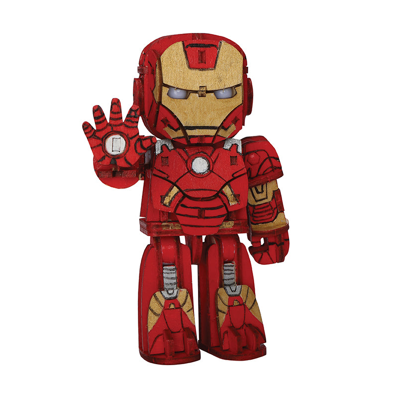 INCREDIBUILDS IRON MAN WOODEN FIGURE