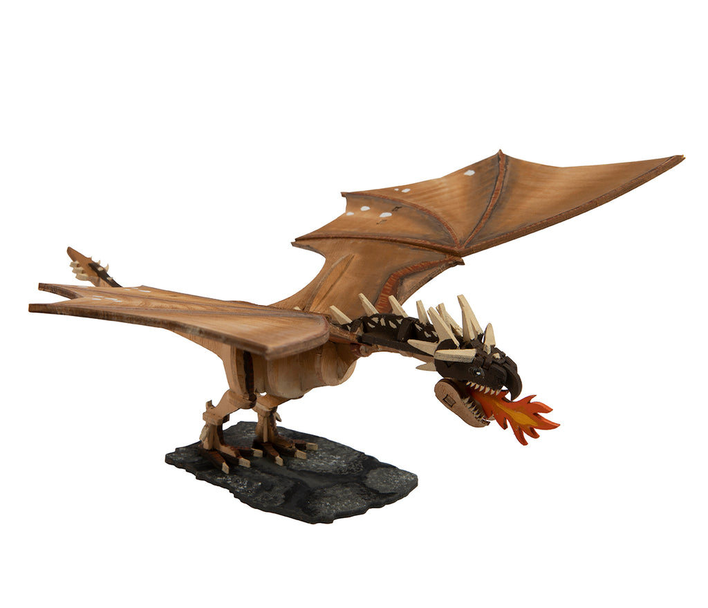 IncrediBuilds: Harry Potter: Hungarian Horntail Deluxe Book and 3D Wood Model Set