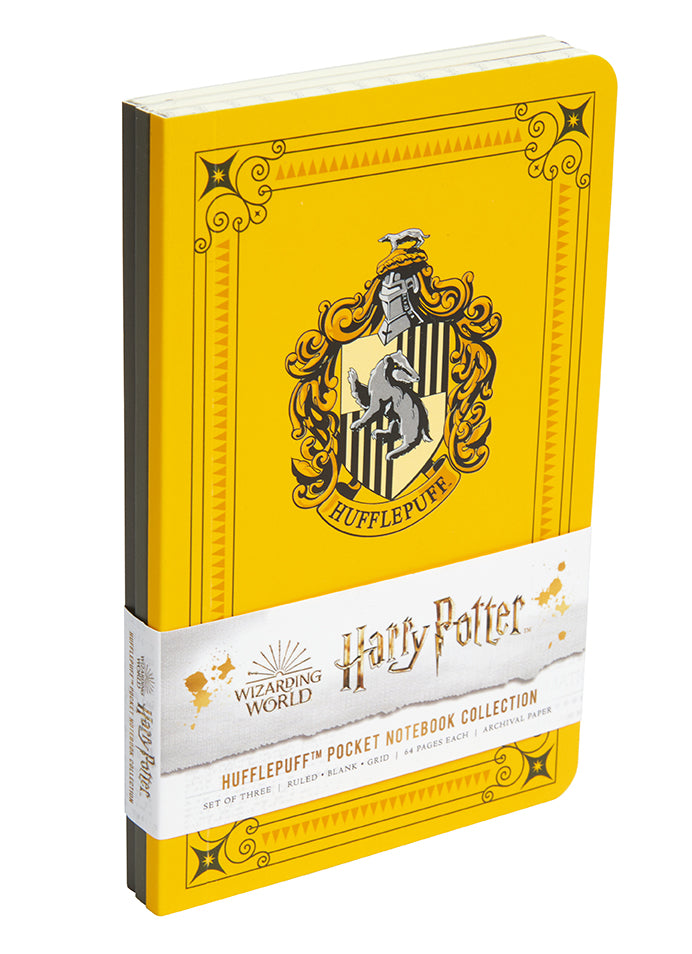Harry Potter: Hufflepuff Pocket Notebook Collection (Set of