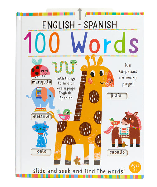 Slide and Seek: 100 Words English-Spanish – Insight Editions