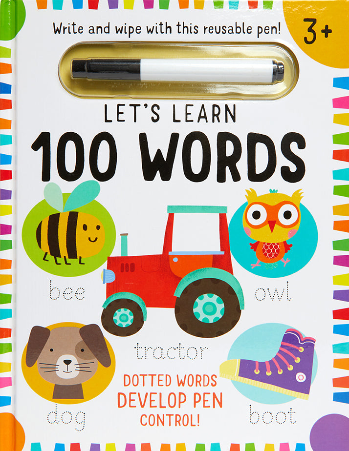Let's Learn: First 100 Words (Write and Wipe)