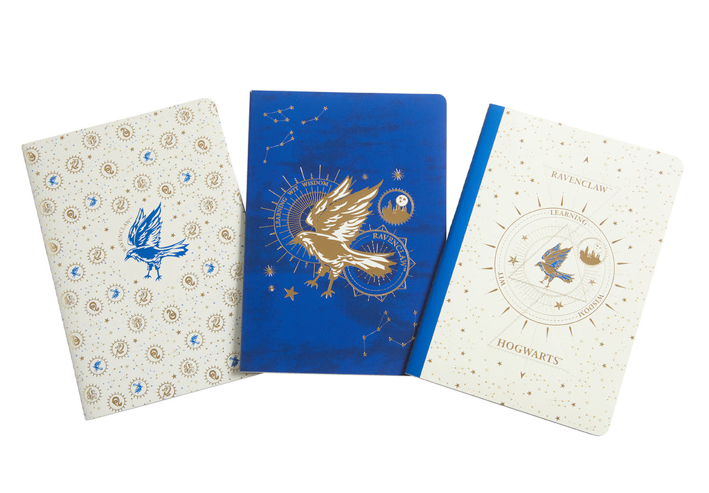 Harry Potter: Ravenclaw Constellation Sewn Notebook Collection (Set of 3)