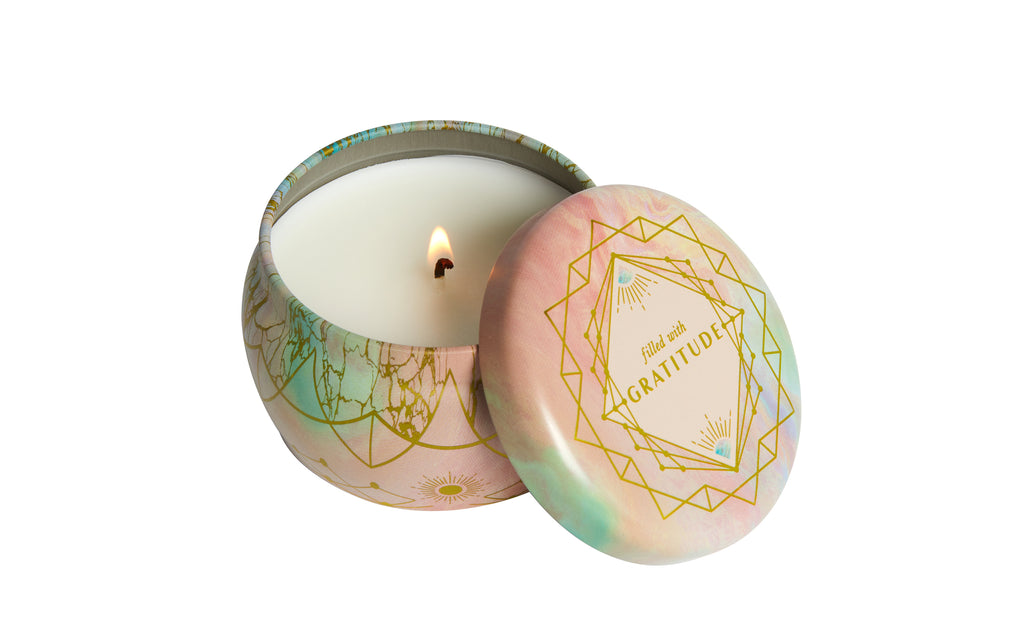 Gratitude Scented Tin Candle
