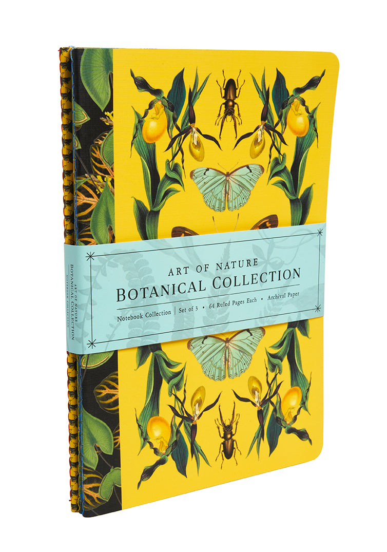Art of Nature: Botanical Sewn Notebook Collection (Set of 3