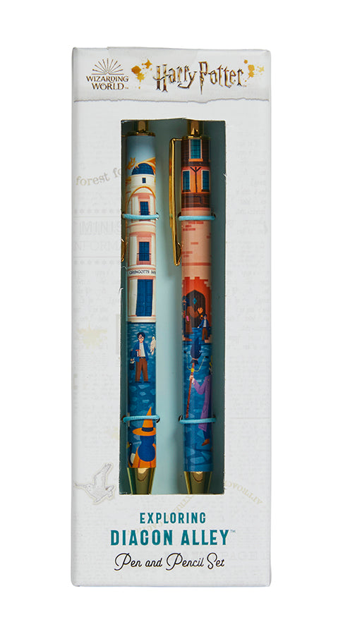 Harry Potter: Exploring Diagon Alley Pen and Pencil Set (Set of 2