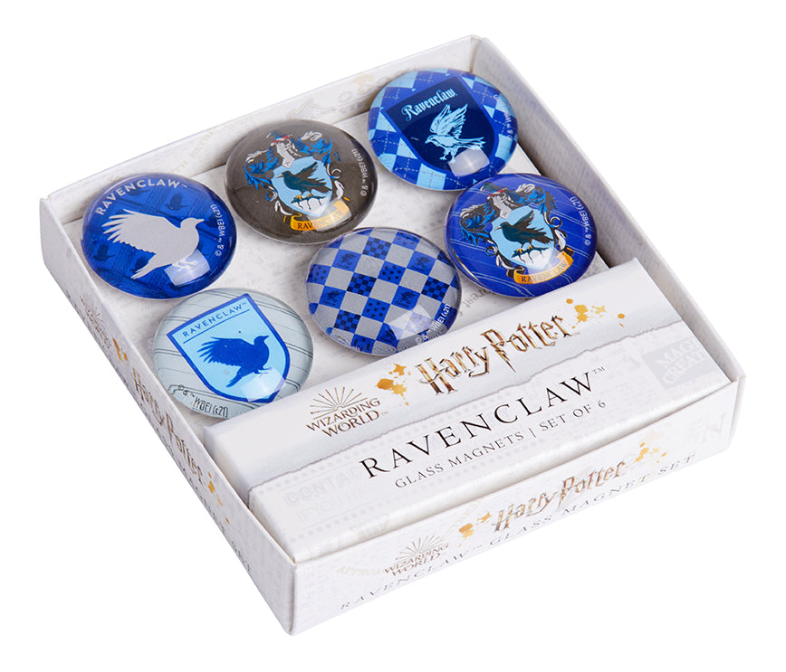 Harry Potter: Ravenclaw Glass Magnet Set (Set of 6)