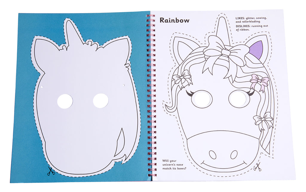 Color & Cut Masks: Unicorns – Insight Editions