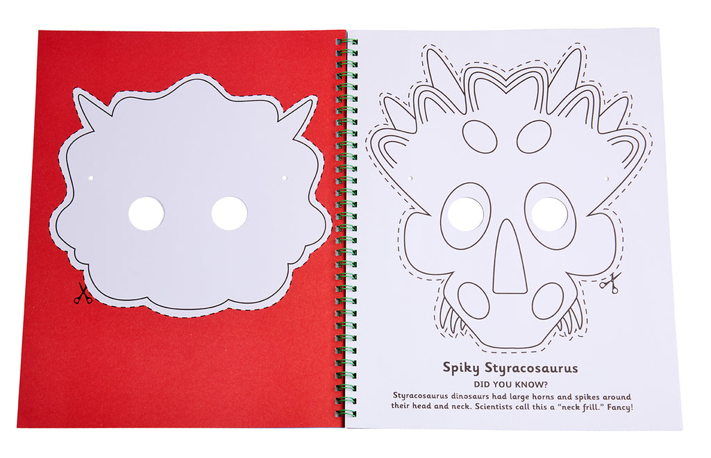 Color & Cut Masks: Dinosaurs – Insight Editions
