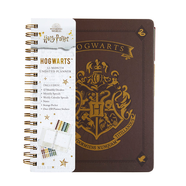 Harry Potter: Hogwarts 12-Month Undated Planner – Insight Editions