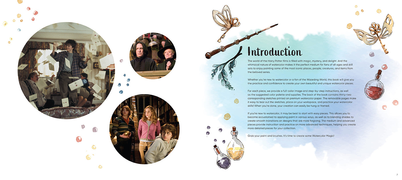 Harry Potter Watercolor Magic Insight Editions