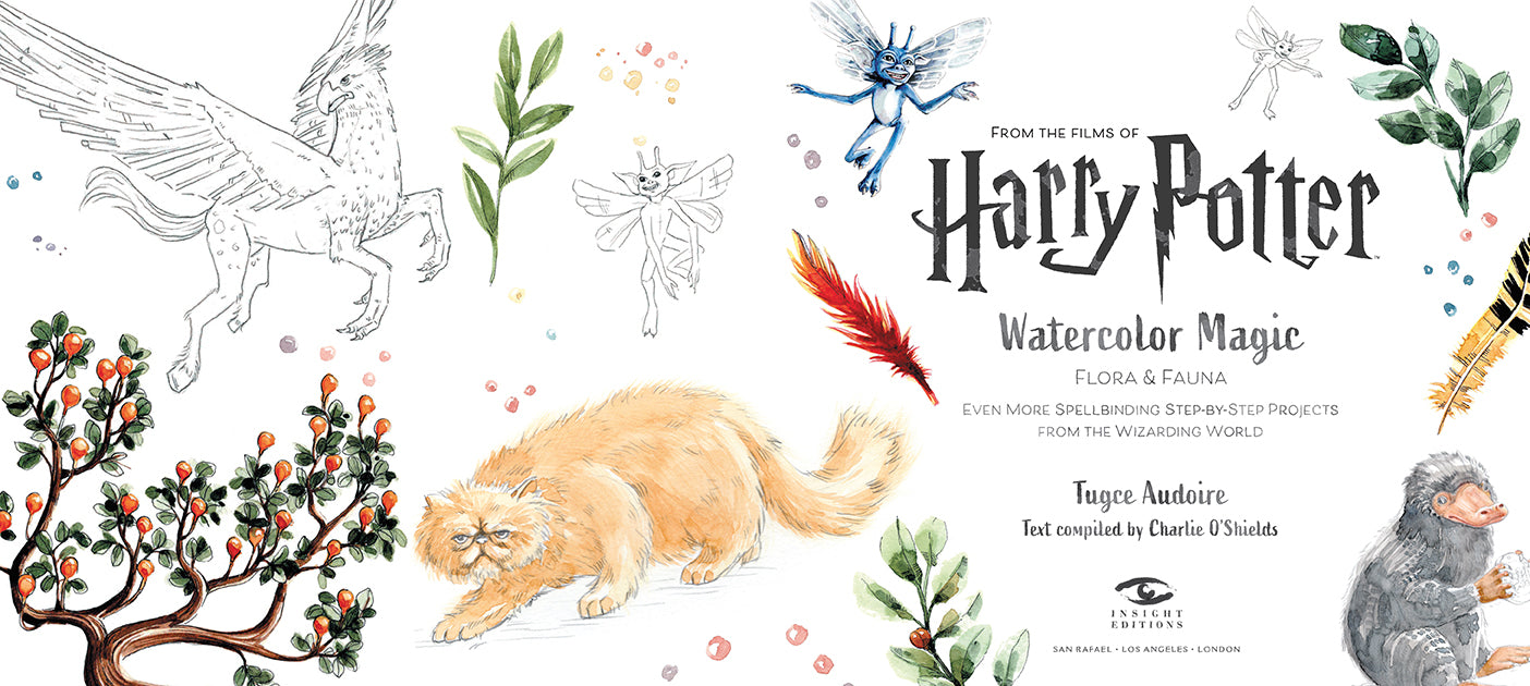 Harry Potter Watercolor Magic Flora & Fauna Insight Editions