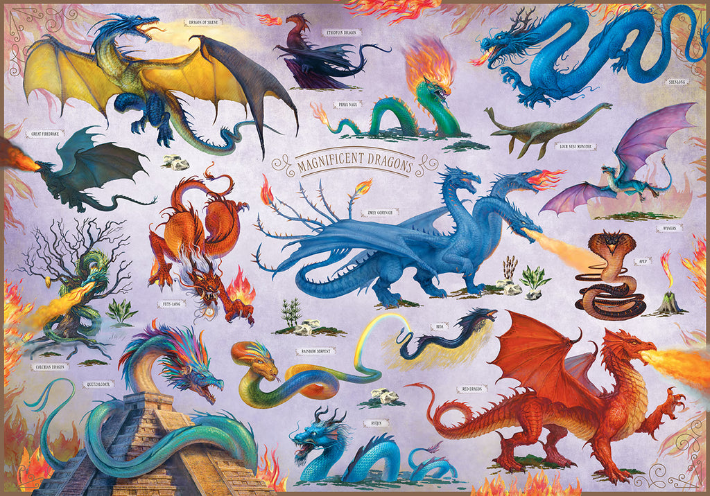 Magnificent Dragons Jigsaw Puzzle – Insight Editions