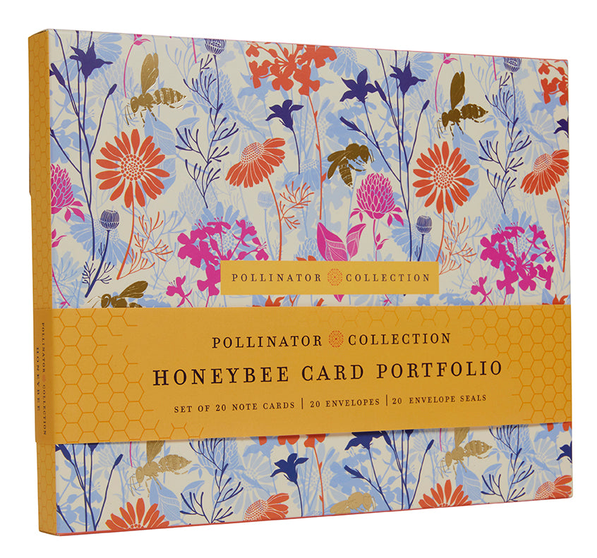 Honeybee Card Portfolio Set (Set of 20 Cards)