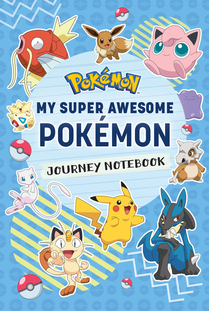 pokemon notebook for cards Pokémon: My Super Awesome Pokémon Journey Notebook