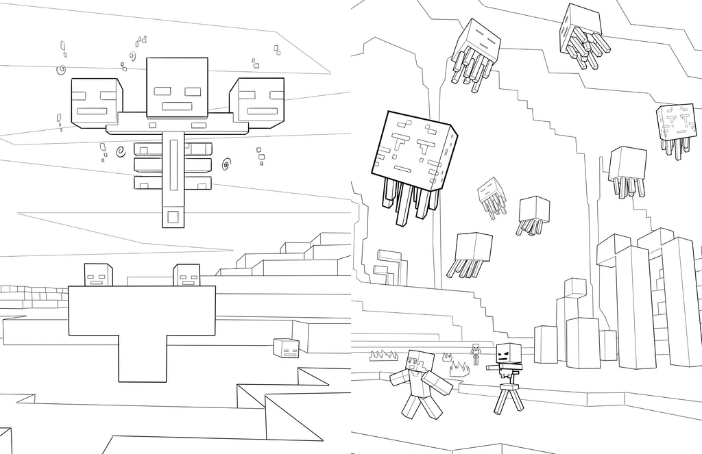 Minecraft Villager Coloring Pages