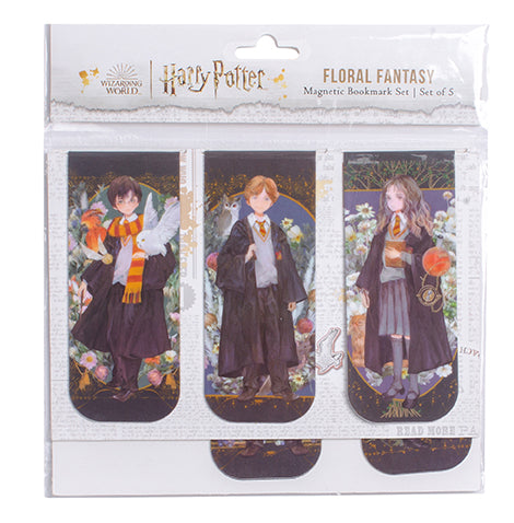 Harry Potter: Floral Fantasy Magnetic Bookmark Set (Set of 5) – Insight  Editions